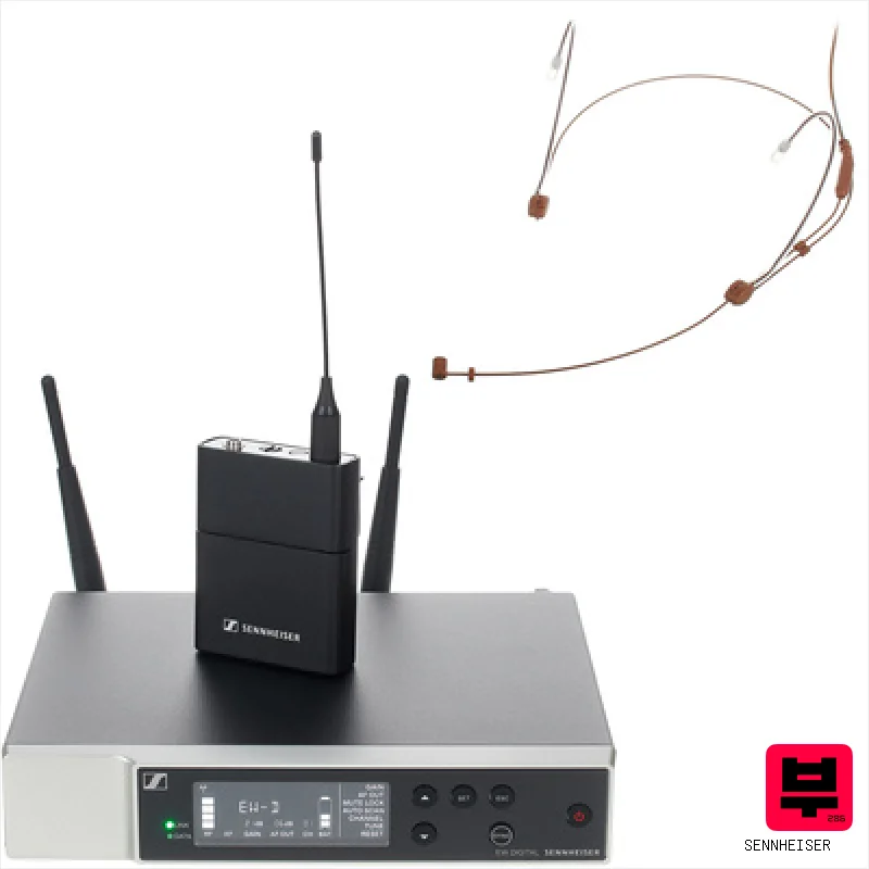 Sennheiser EW-D R4-9 HeadmiKe - D BN Set - Wireless headset microphone systems