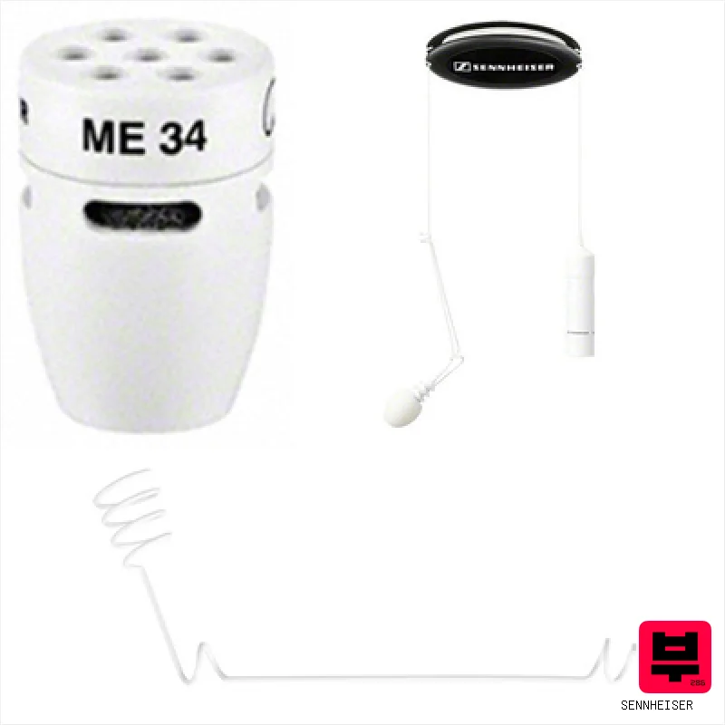 Sennheiser ME34 Hanging Microphone Set W - Hanging Microphones