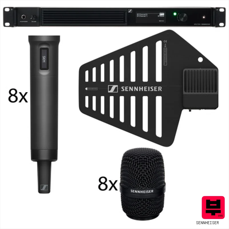 Sennheiser Spectera 8xSKM 9004 UHF Bundle - Wireless handheld microphone systems