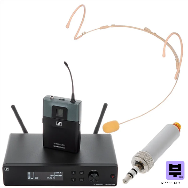 Wireless headset microphone systems