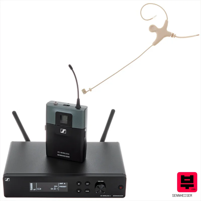 Sennheiser XSW 2 E-Band EarmiKe - D Set - Wireless headset microphone systems