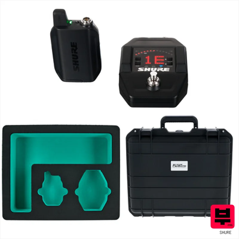 Shure GLXD16+ Inlay Case Bundle - Professional Music Instrument Photo