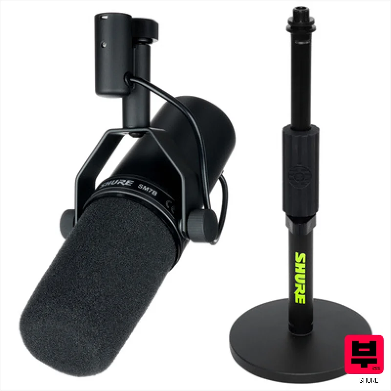 Shure SM 7 B Desktop Stand Bundle - Professional Music Instrument Photo