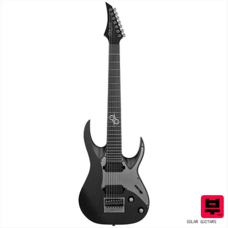 Solar Guitars A1.7DBOP Black Open Pore - Professional Music Instrument Photo