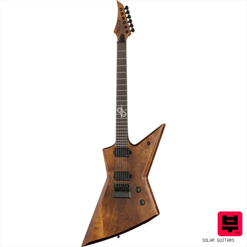 Solar Guitars E1.6AAN Aged Natural Matte - Heavy Guitars