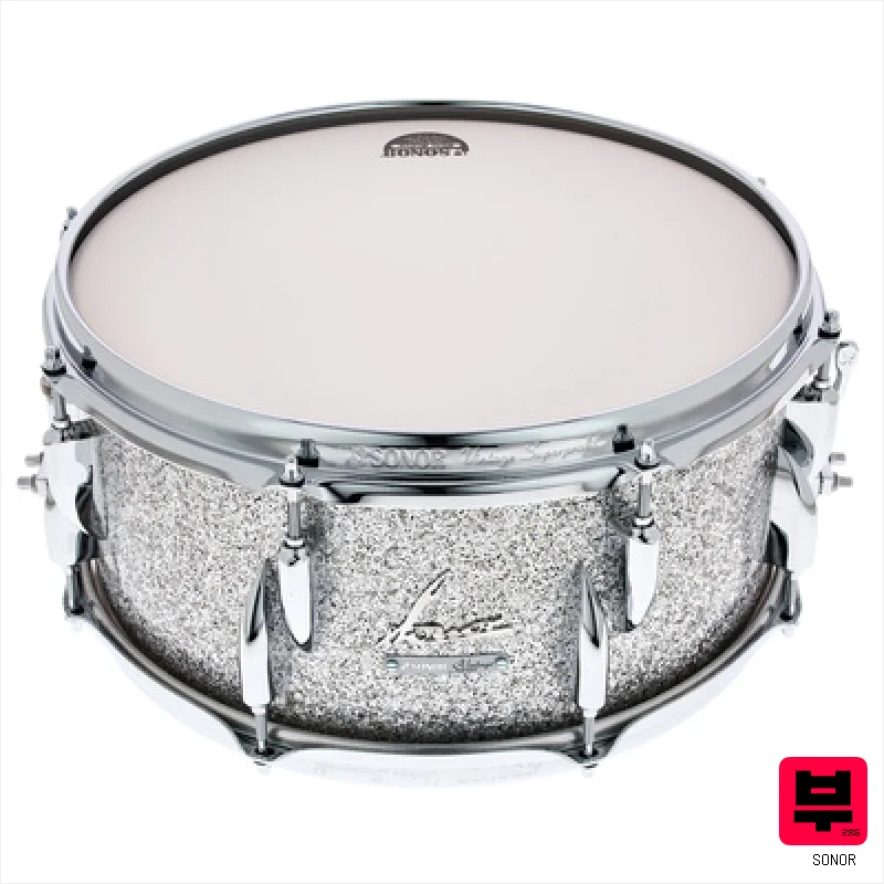 Sonor 14"x6,5" Vintage Snare Silver - Professional Music Instrument Photo