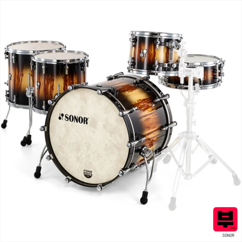 Sonor SQ2 1up2down Candy Black Burst - Professional Music Instrument Photo