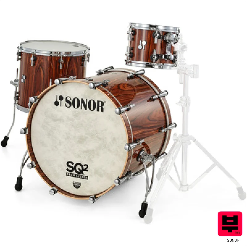 Sonor SQ2 1up 1down Rosewood - Premium Drum Kits