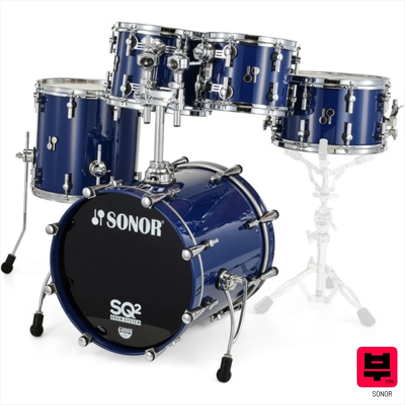 Sonor SQ2 Beech Cobalt Blue 18 - Premium Drum Kits