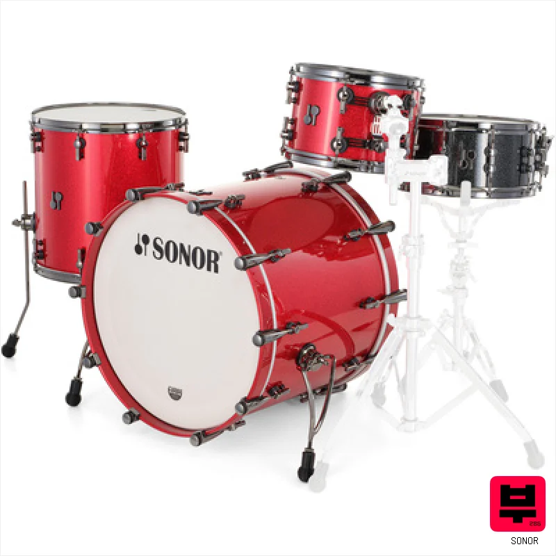 Sonor SQ2 Birch Red Sparkle - Premium Drum Kits