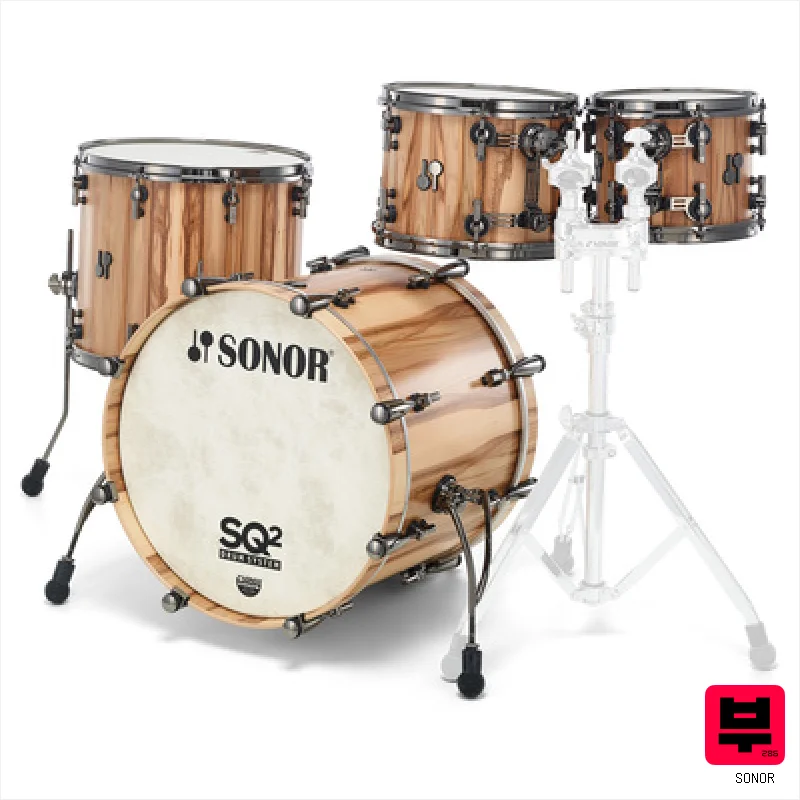 Sonor SQ2 Set Maple American Walnut - Professional Music Instrument Photo