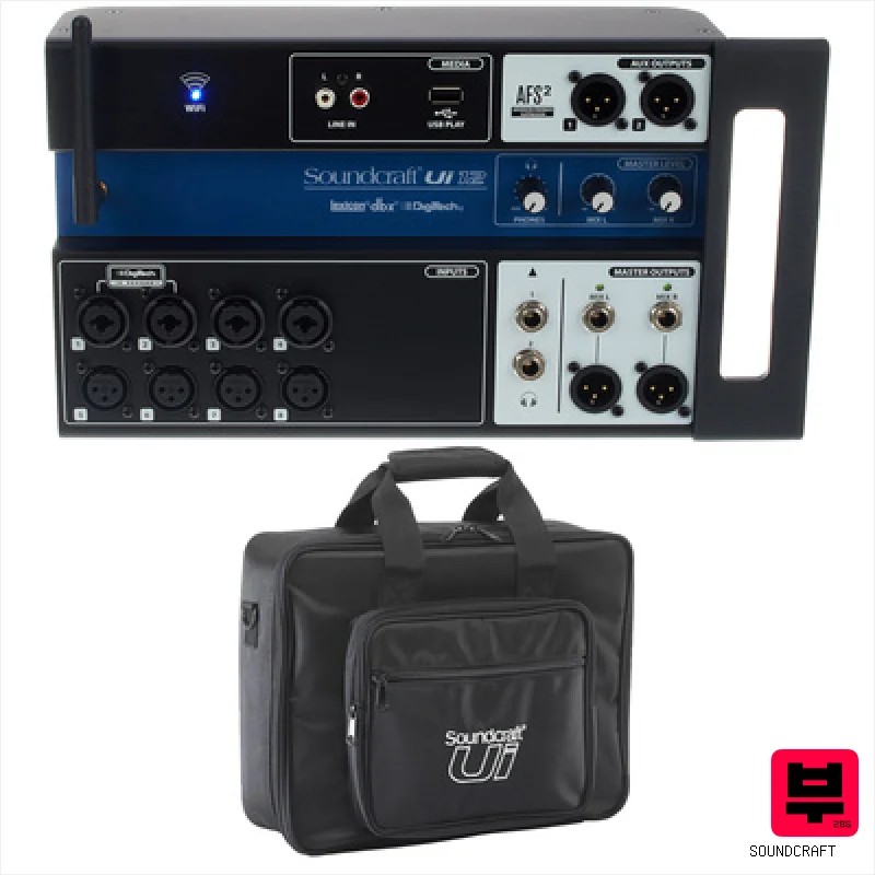 Soundcraft Ui12 Bag Bundle - Professional Music Instrument Photo