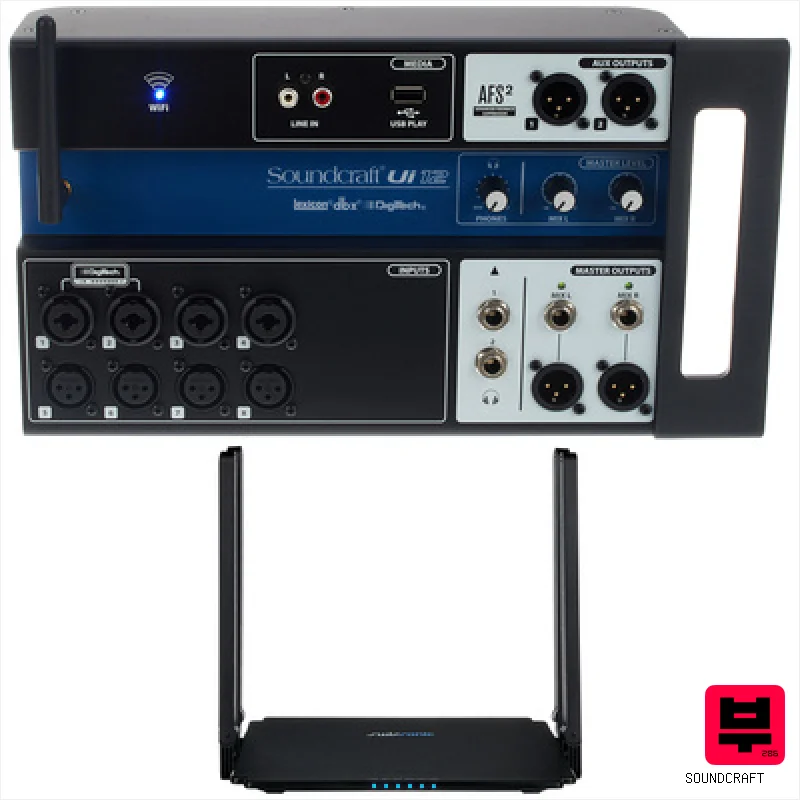 Soundcraft Ui12 WiFi Bundle - Professional Music Instrument Photo