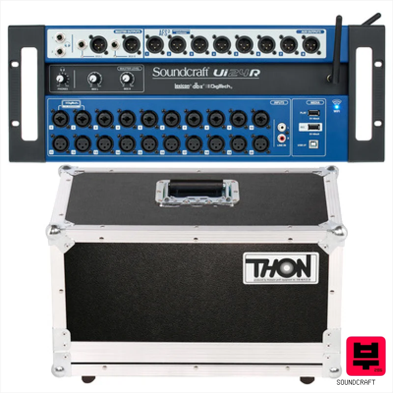 Soundcraft Ui24R Thon Case Bundle - Professional Music Instrument Photo
