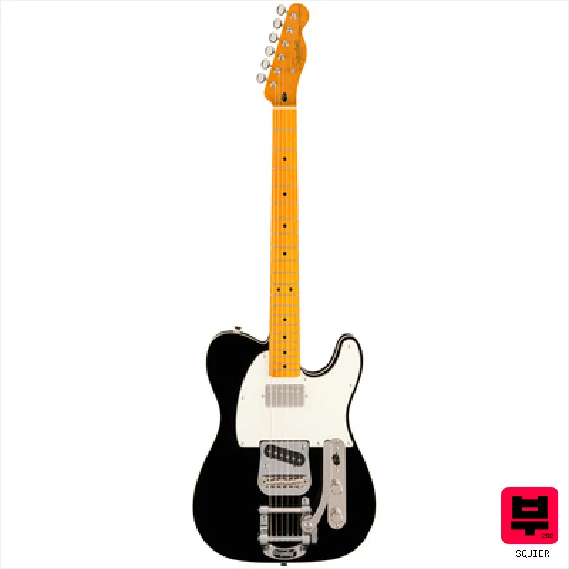 Squier CV Custom Tele Bigs MN BLK - Professional Music Instrument Photo
