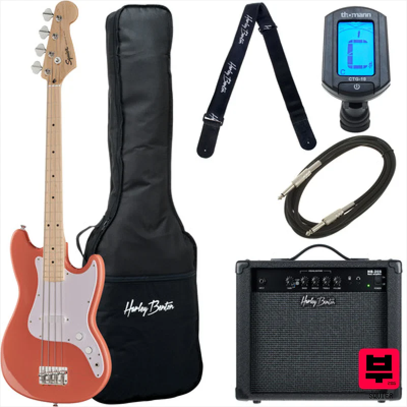 Squier Sonic Bronco Tahitian C Bundle - Professional Music Instrument Photo