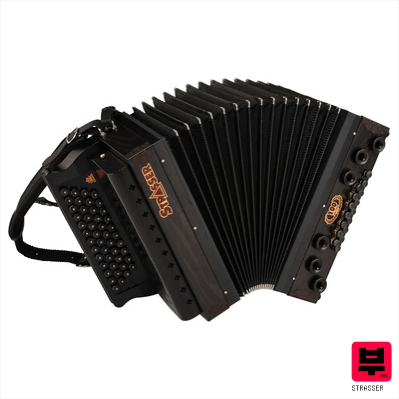Strasser Hoamat Edelschwarz G/C/F/Bb - Diatonic Harmonicas