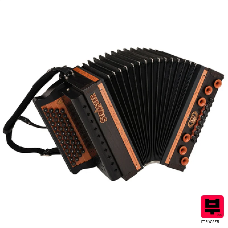 Strasser Hoamat Schwarzbirne G/C/F/Bb - Diatonic Harmonicas