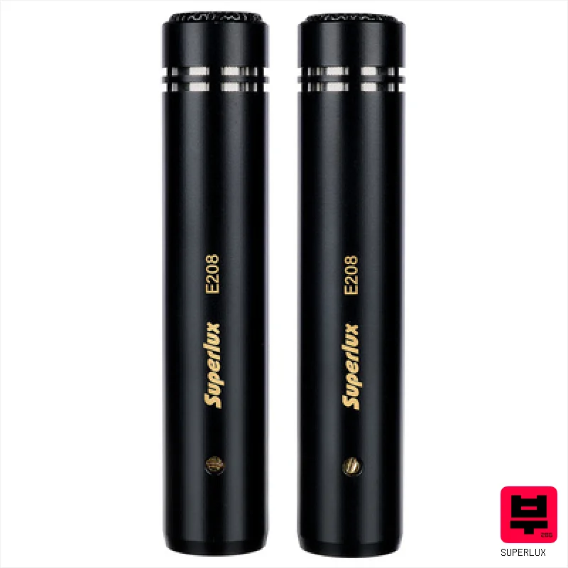 Superlux E208 Pair - Small Diaphragm Condenser Microphones