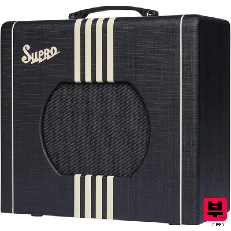 Supro Delta King 10 Black & Cream - Professional Music Instrument Photo