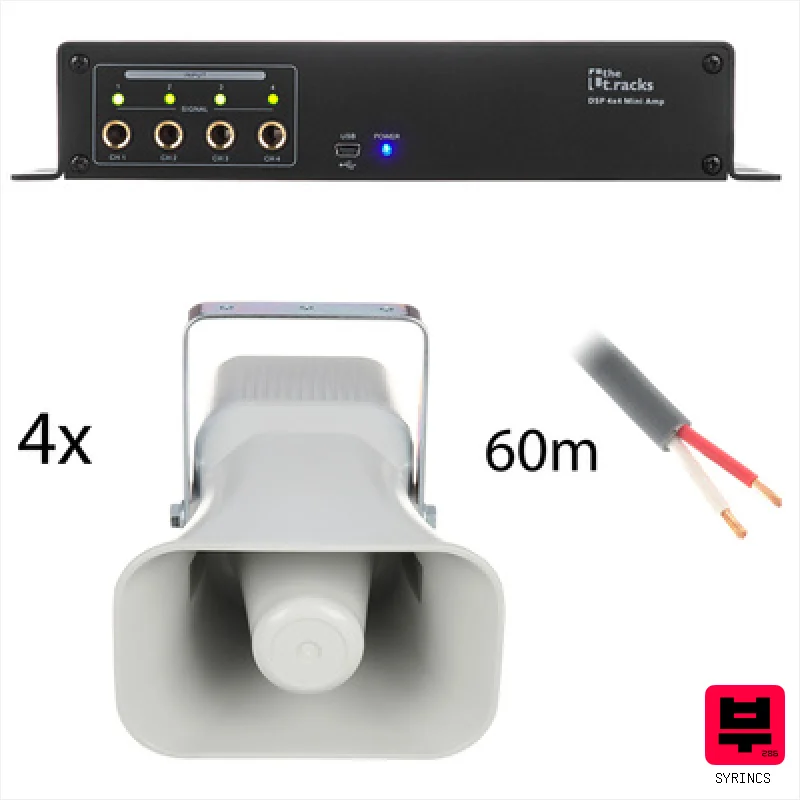 Syrincs Arena Bundle L 4 Ohms DSP Grey