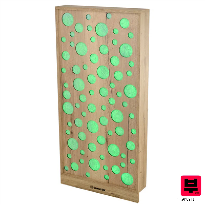t.akustik LED Absorber 120 Circle Oak - Professional Music Instrument Photo