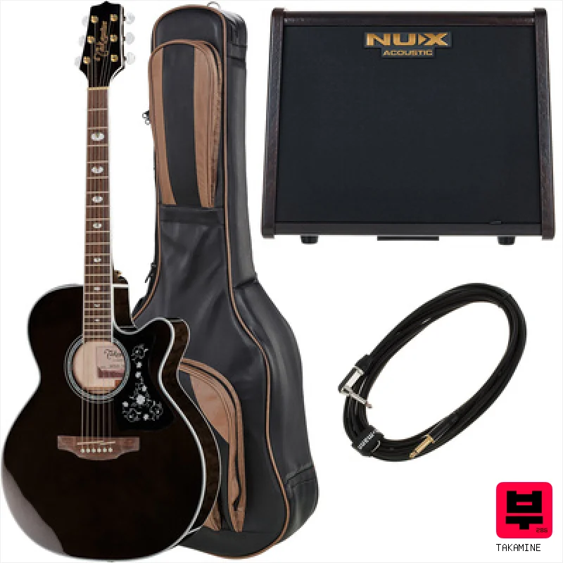 Takamine GN75CETBK Nux Set - Electric Guitar Sets