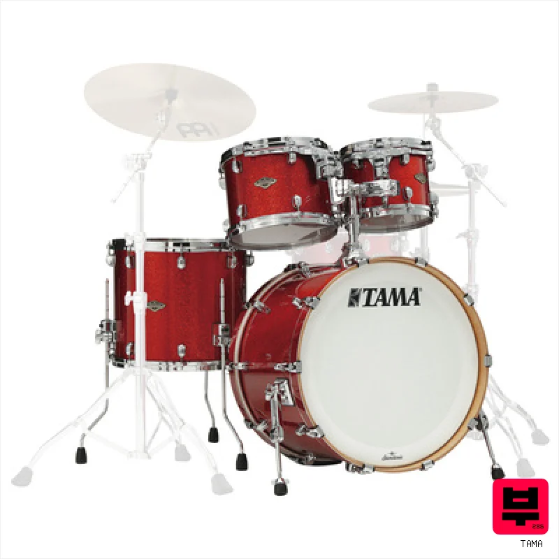 Tama Starcl. Walnut/Birch 4pcs -GRS - Professional Music Instrument Photo