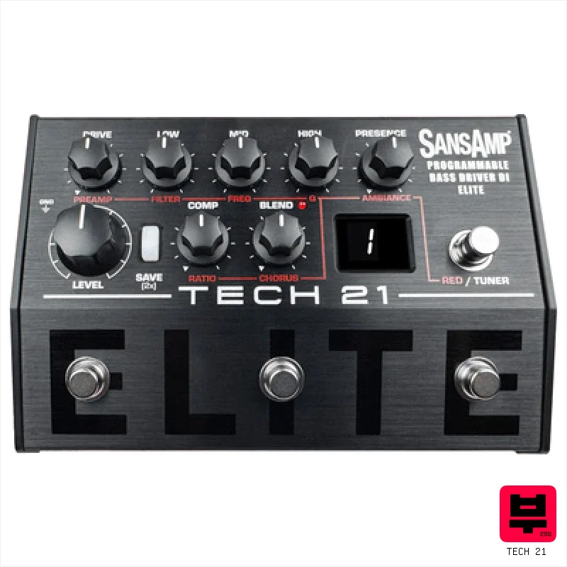 Tech 21 SansAmp Prog Bass Driver Elite - Bass Pedals