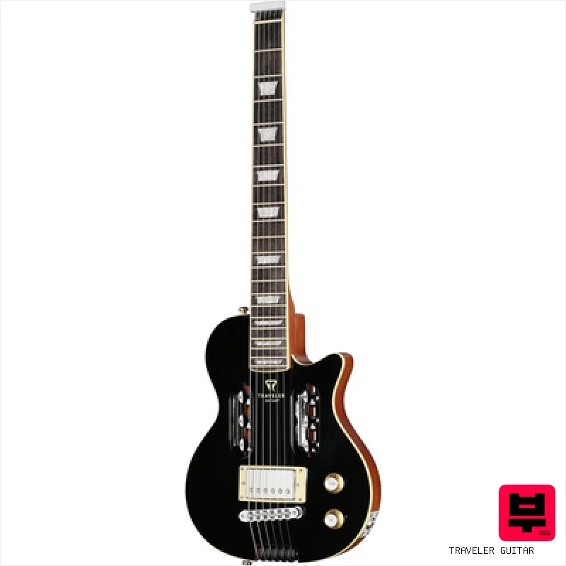 Traveler Guitar EG-1 Deluxe Gloss Black - Travel Guitars