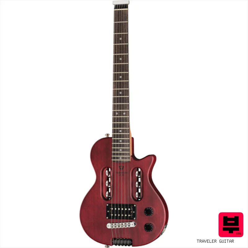 Traveler Guitar EG-1 Studio Red Satin - Professional Music Instrument Photo
