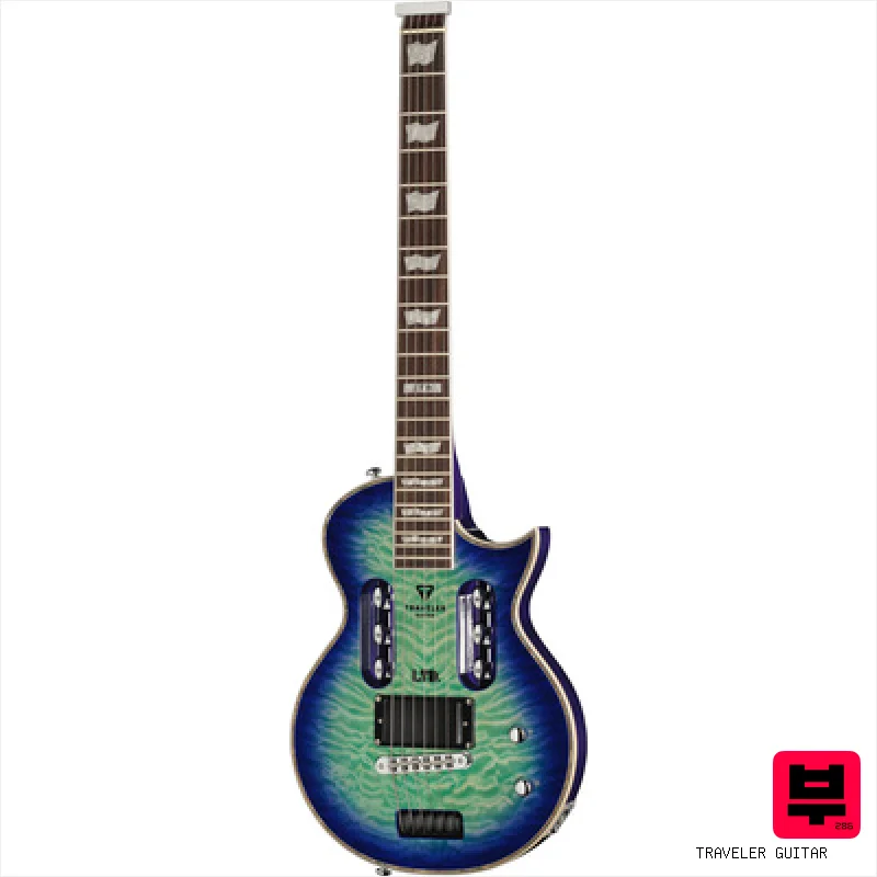 Traveler Guitar LTD EC-1 DLX Violet Shadow - Professional Music Instrument Photo