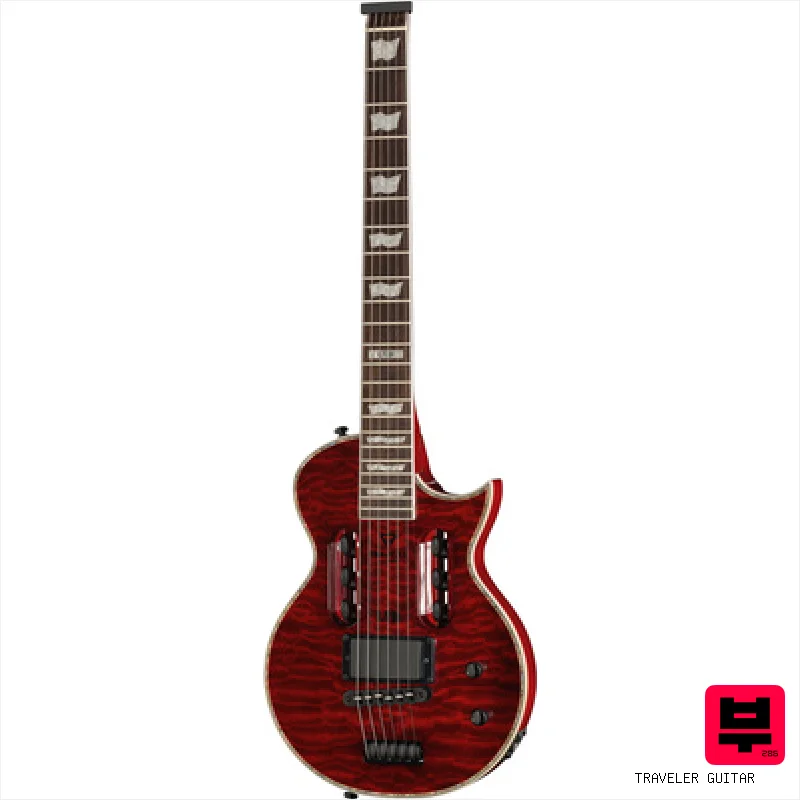 Traveler Guitar LTD EC-1 See Thru Black Cherry - Professional Music Instrument Photo