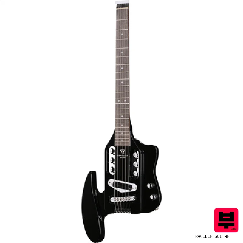 Traveler Guitar Speedster Standard Gloss Black - Professional Music Instrument Photo