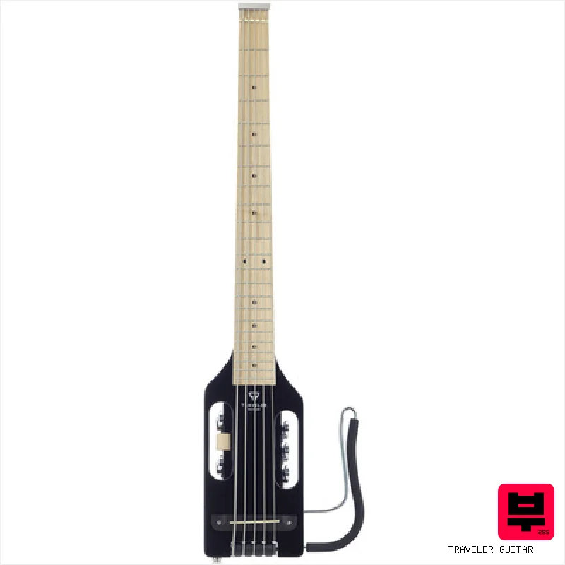 Traveler Guitar UltraLight Bass 5 Gloss Black - Professional Music Instrument Photo