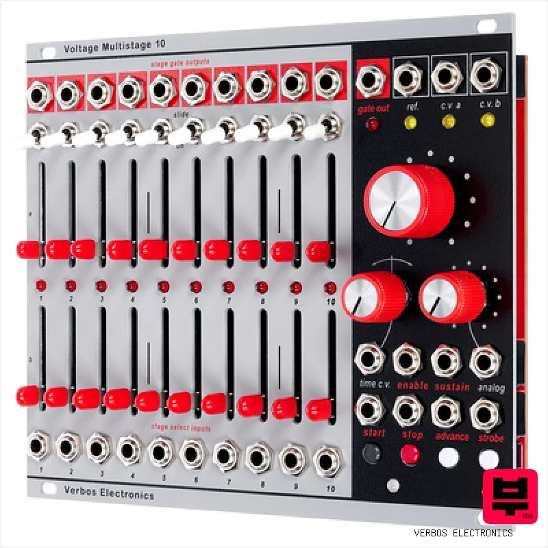 Verbos Electronics Voltage Multistage 10 - Trigger, CV Sequencer