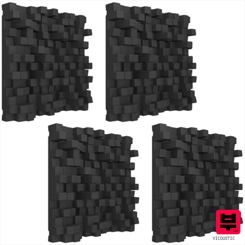 Vicoustic Multifuser DC4 Set Black - Diffusors