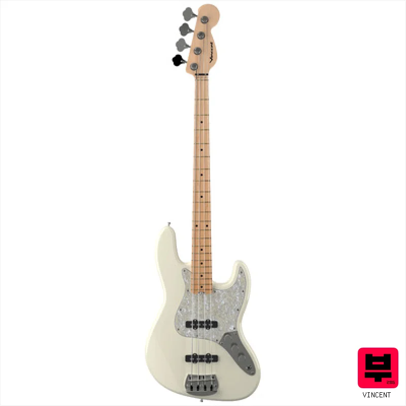Vincent Metropol 4 White - 4-String J-Basses