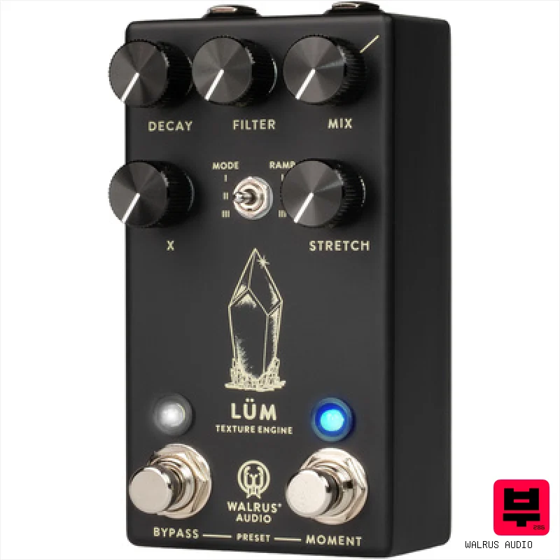 Walrus Audio Lüm Texture Engine FX Black - Reverb Pedals
