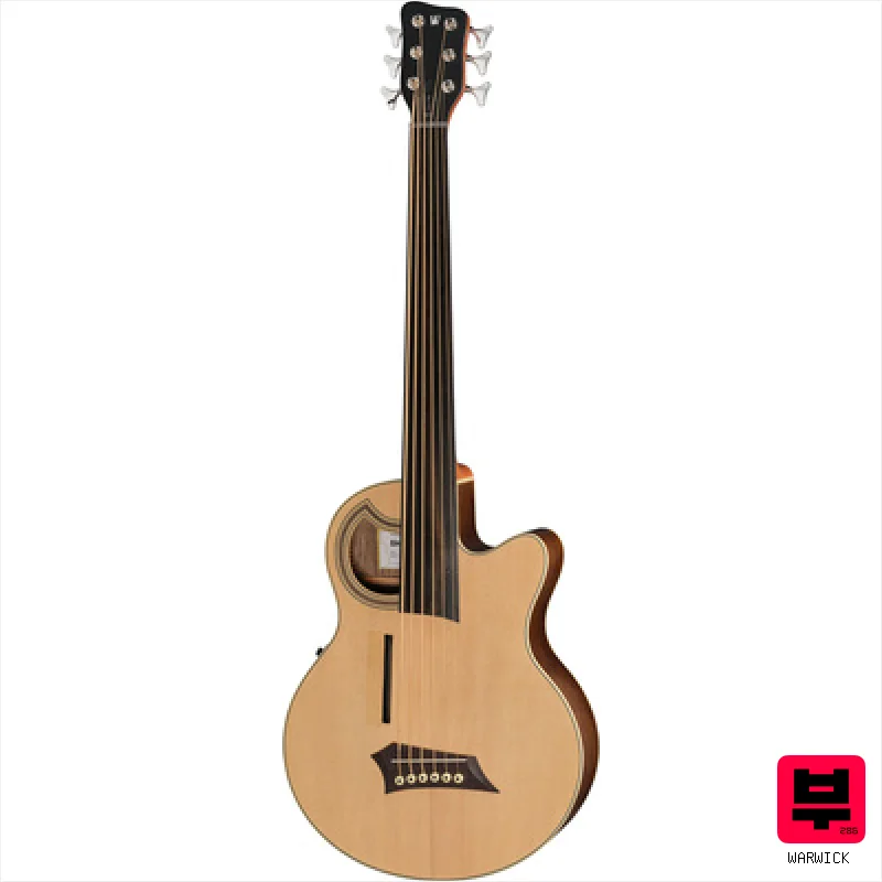 Warwick RockBass Alien Deluxe 6 NT FR - Fretless Acoustic Basses