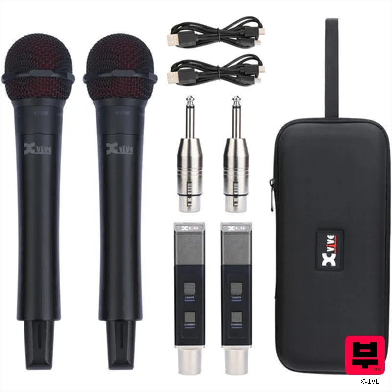 XVive M5D Dual Microphone Wireless - Wireless handheld microphone systems