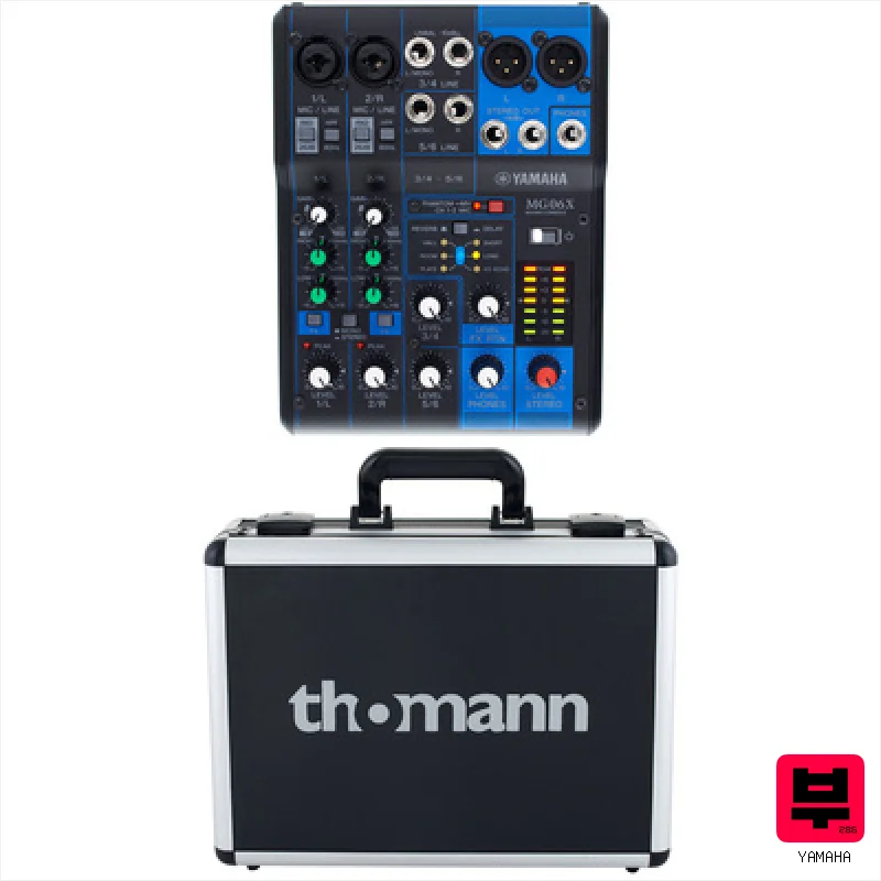 Yamaha MG06X Case Bundle - Analogue mixers