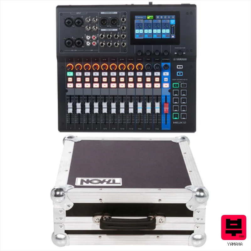 Yamaha MGX12 BK Case Bundle - Professional Music Instrument Photo
