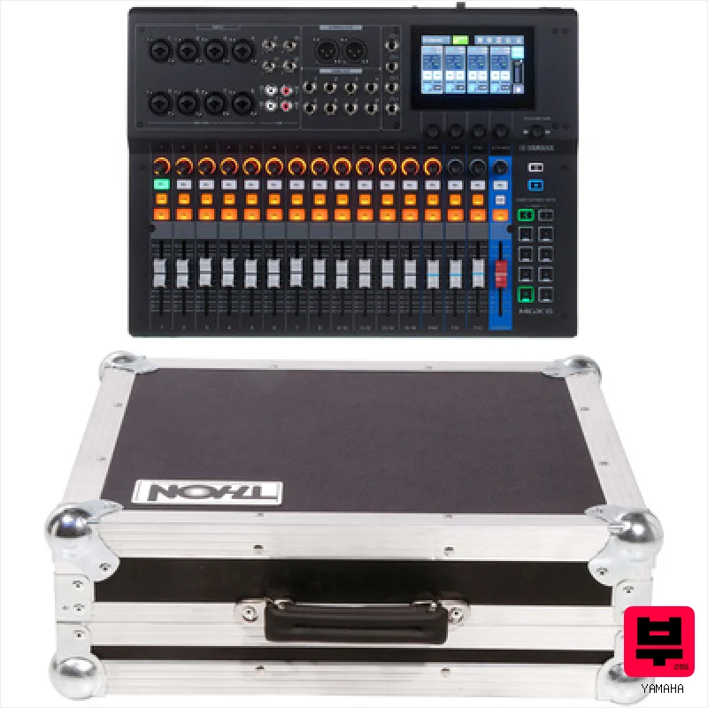 Yamaha MGX16 BK Case Bundle - Professional Music Instrument Photo