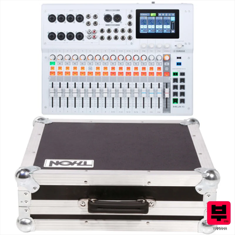 Yamaha MGX16 WH Case Bundle - Professional Music Instrument Photo