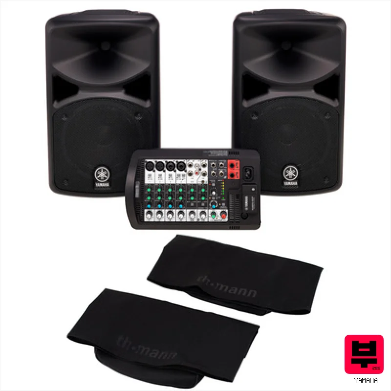 Yamaha Stagepas 400BT Cover Bundle - Professional Music Instrument Photo