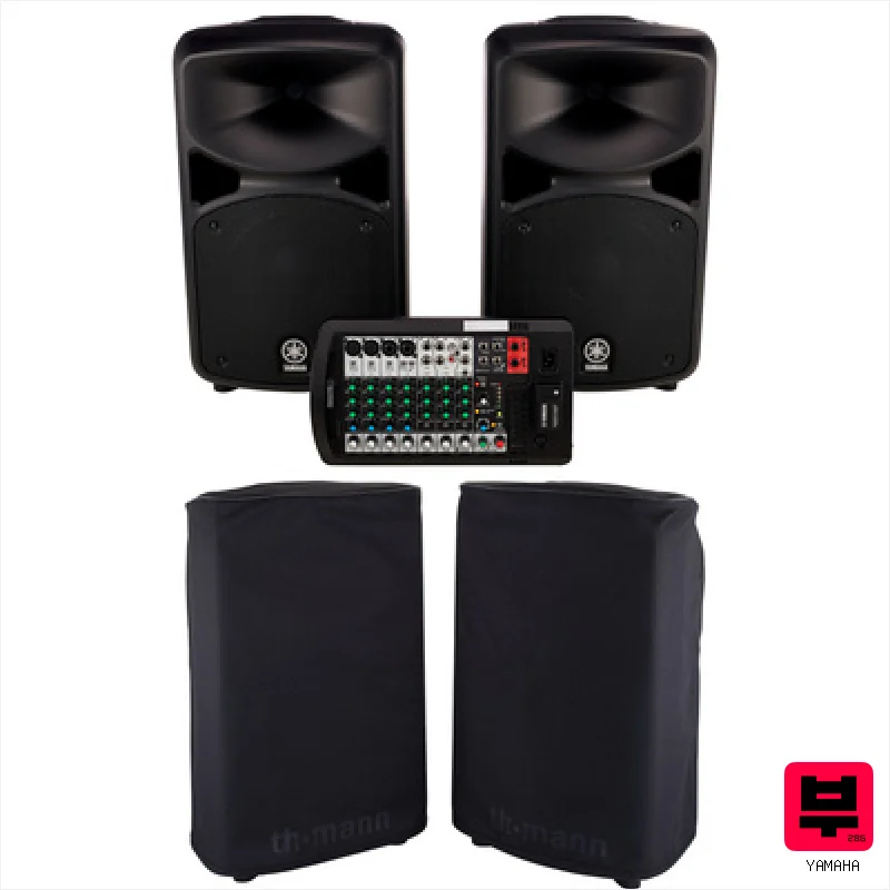 Yamaha Stagepas 600BT Cover Bundle - Professional Music Instrument Photo