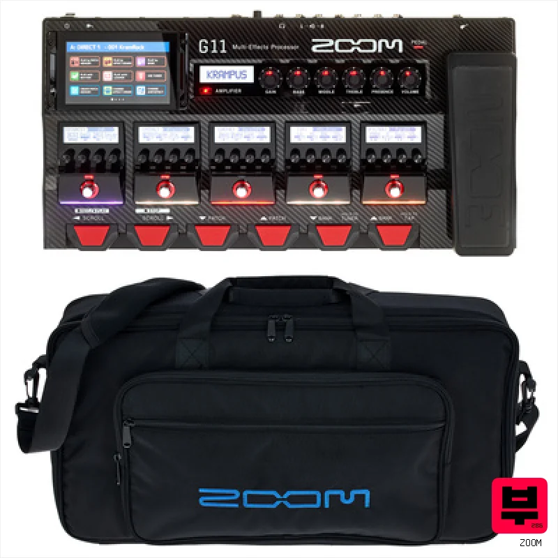 Zoom G 11 Guitar Effect/Bag Bundle - Guitar Multi Effects