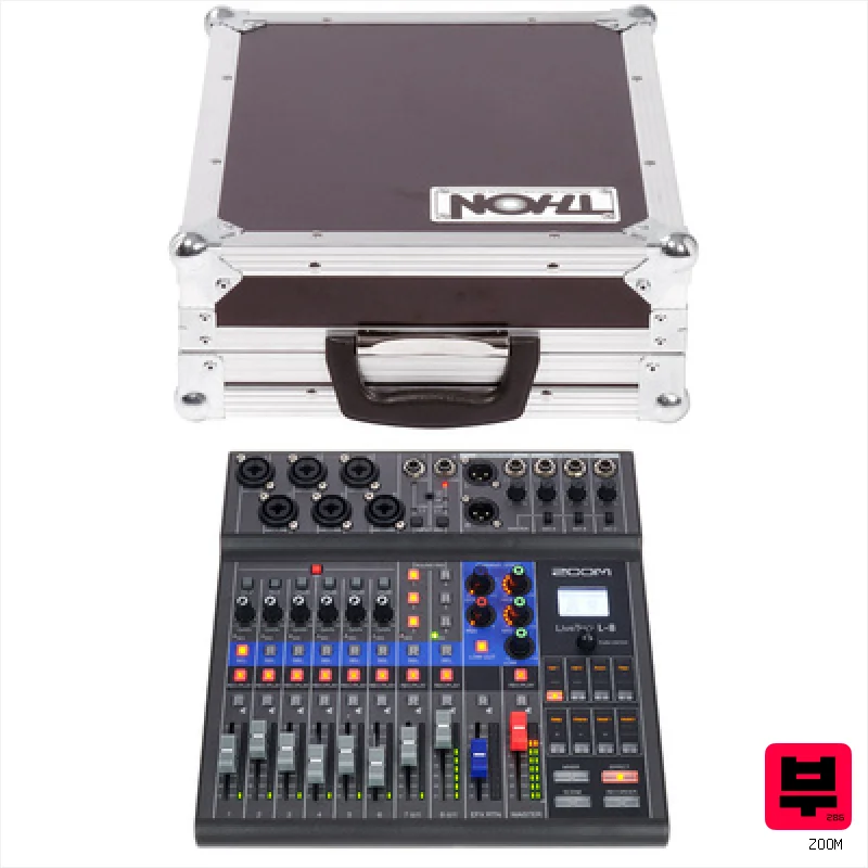 Zoom LiveTrak L-8 Case Bundle - Multitrack Compact Studios