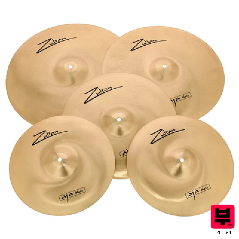 Zultan Aja Blaze Cymbal Set - Professional Music Instrument Photo